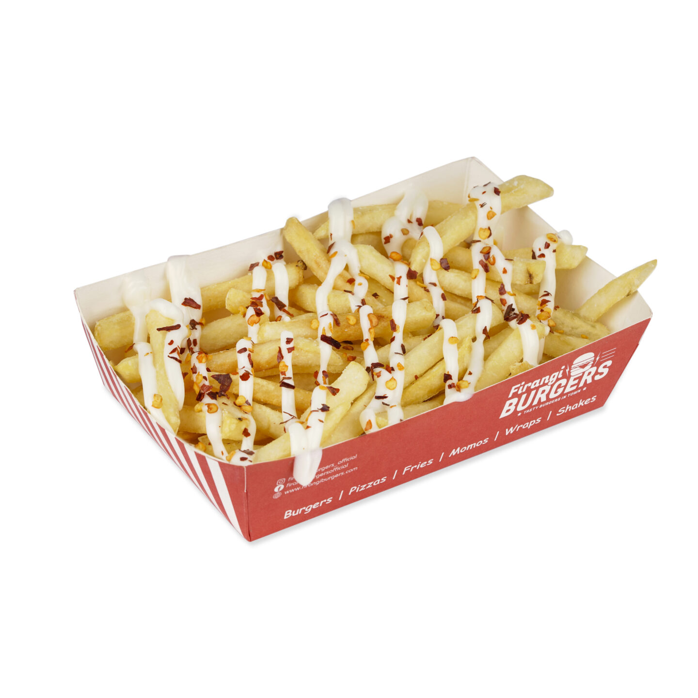 Firangi Cheese Chilli Fries Firangi Burgers